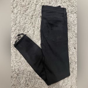 Express ripped Jean Mid Rise Jean legging